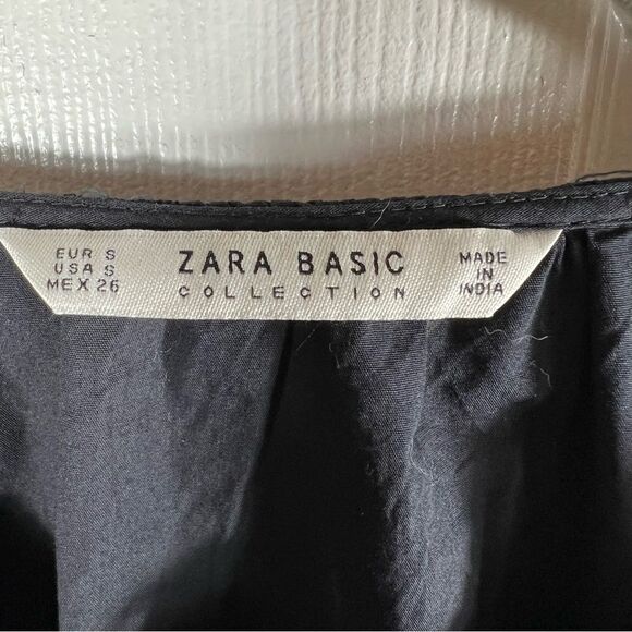 Zara Embroidered Parrot Puff Sleeve Romper Dress - Picture 9 of 11